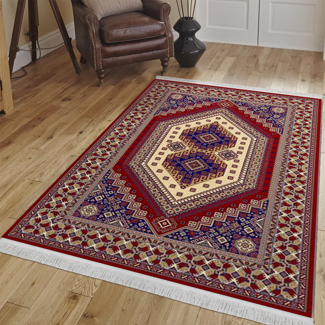 فرش مخمل نادی طرح سنتی کد o158