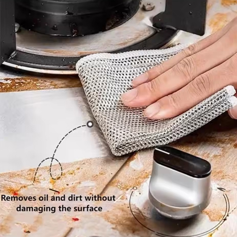 اسکاچ و دستمال توری مدل دو لایه بسته 5 عددی