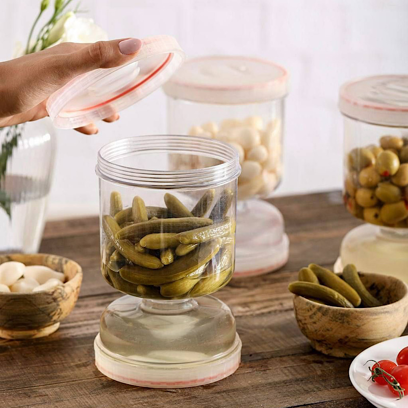 ظرف نگهدارنده خیارشور و زیتون