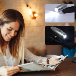 چراغ مطالعه و همراه کلیپسی