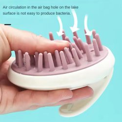 برس شستشو و ماساژ سیلیکونی پوست سر