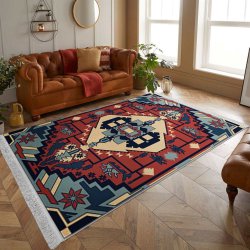 فرش مخمل نادی طرح سنتی کد o172