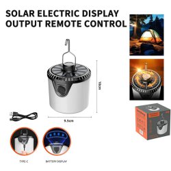 لامپ اضطراری سفر و کمپینگ خورشیدی مدل V111